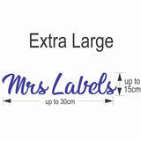 Vinyl Labels - Extra Large