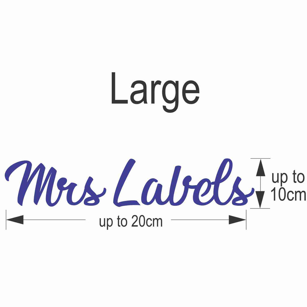 Vinyl Labels - Large