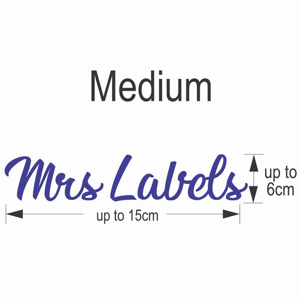 Vinyl Labels - Medium