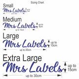 Vinyl Labels - Extra Large