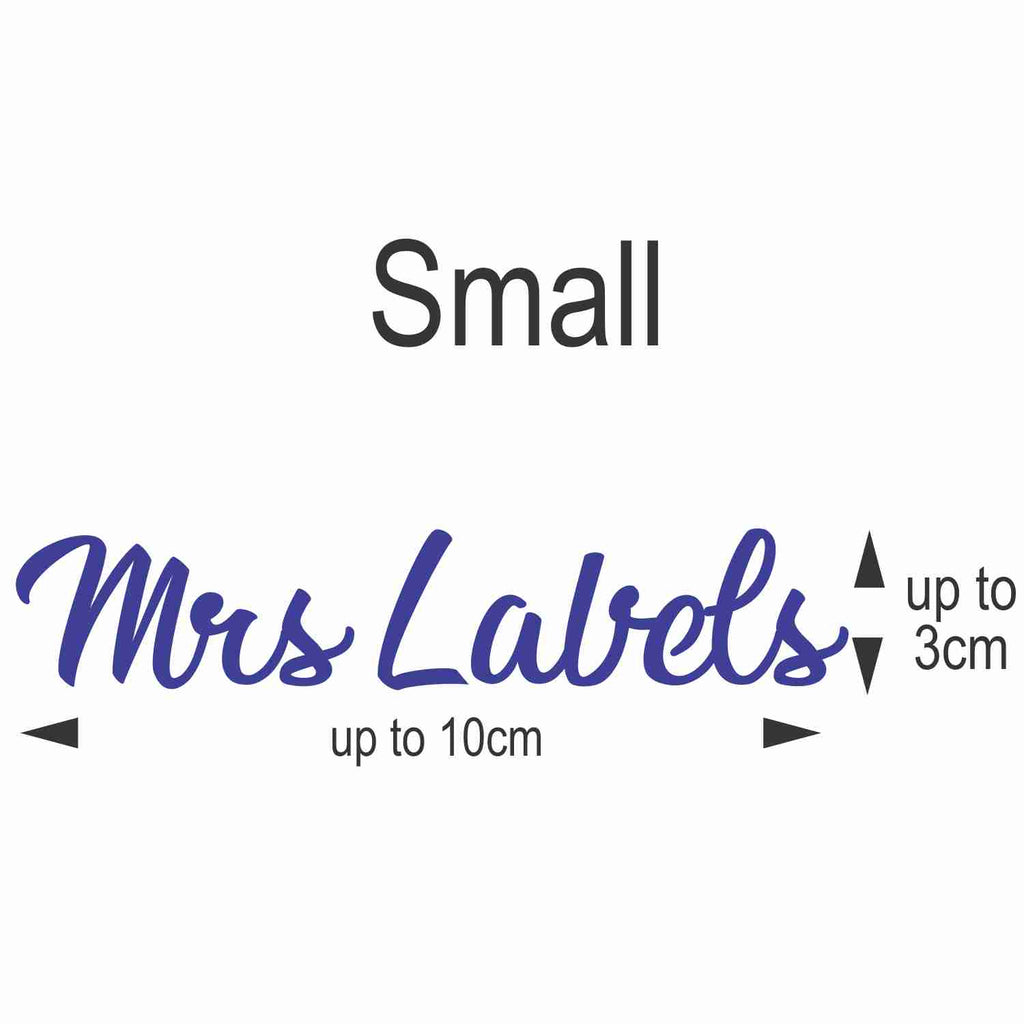 Vinyl Labels - Small